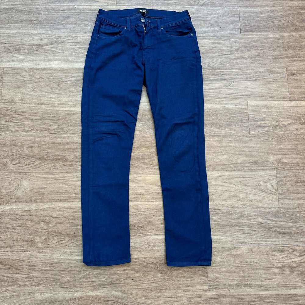 PAIGE Men's Deep Blue Slim Jeans